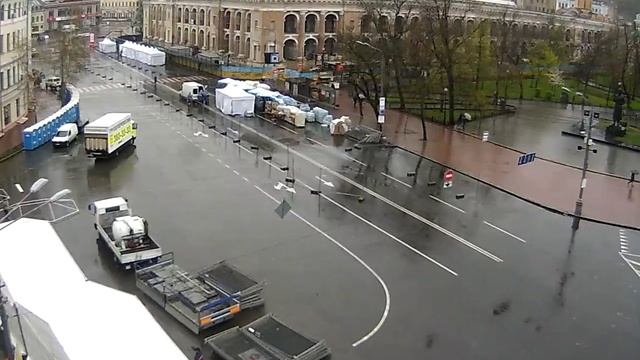 Проезд закрыт на Контрактовой площади [2017-04-08 11:19:02] смотреть онлайн