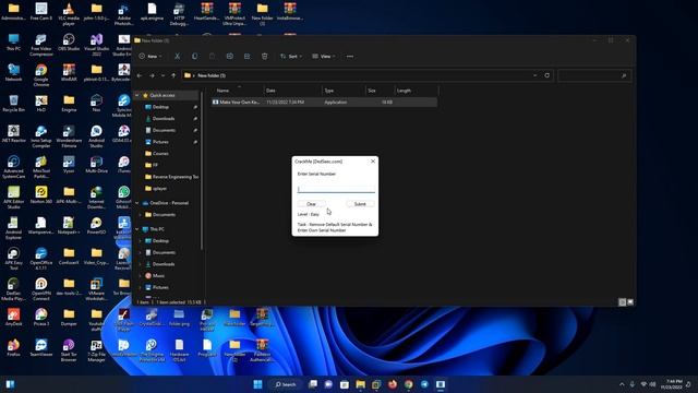 How to Remove default Serial Key | Reverse Engineering смотреть онлайн