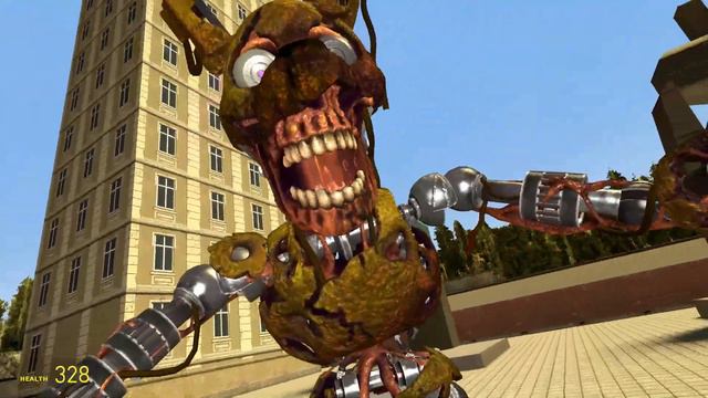 DESTROY ALL SNOW GLAMROCK ANIMATRONICS In Garry's Mod! Five Nights at Freddy's смотреть онлайн