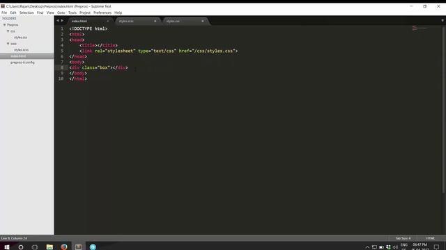 how to use scss in html - SASS Tutorial #2 смотреть онлайн