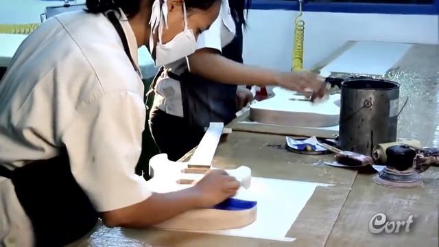 Cort Electric Guitar Factory Tour Full tour of how an electric guitar is made смотреть онлайн