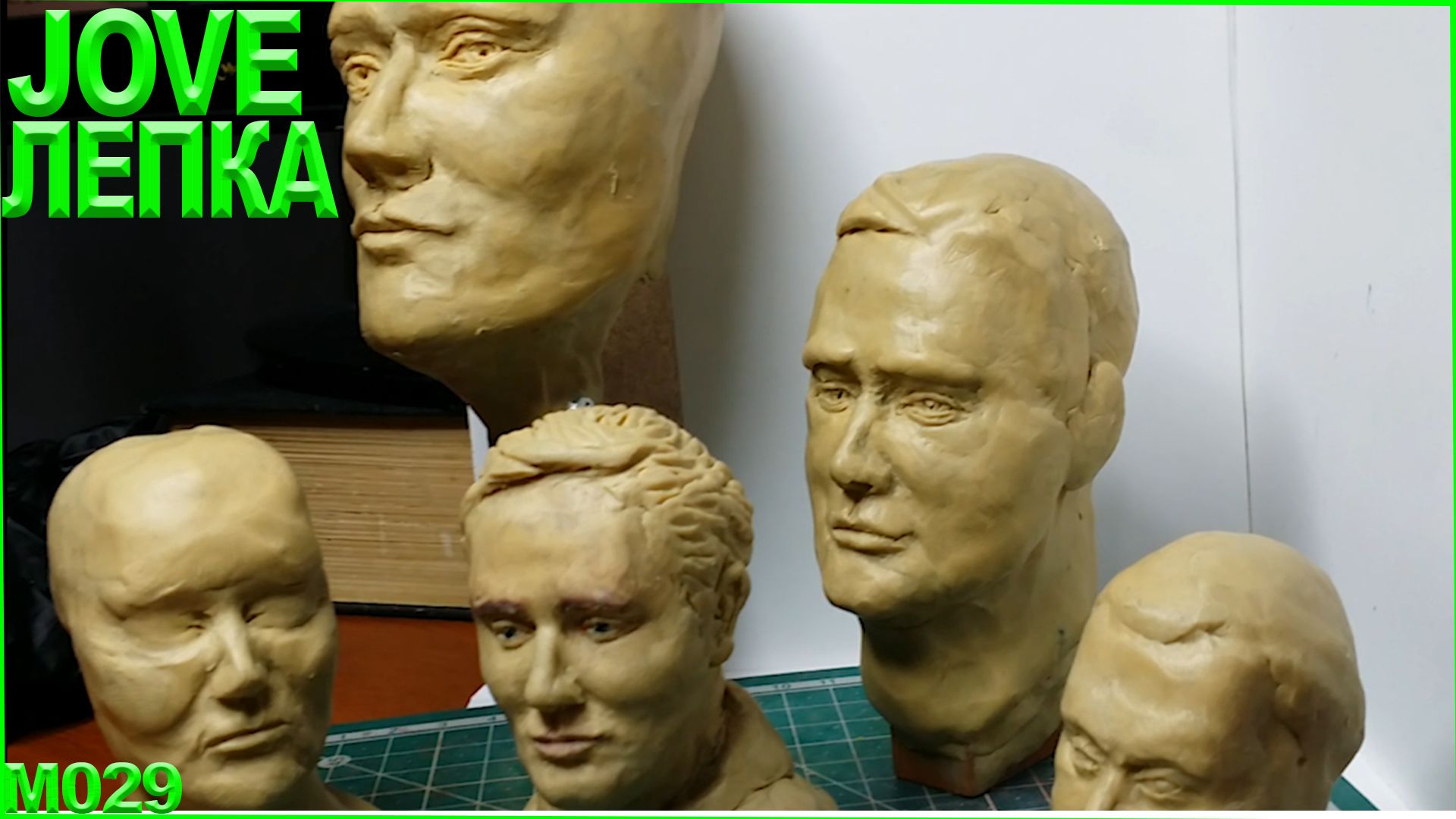 Лепка из пластилина. Лепка бюста Jove стримера из игры World of tanks. смотреть онлайн