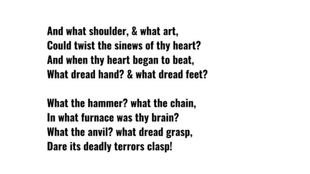 The Tyger By William Blake - Summary And Line By Line Explanation In Hindi