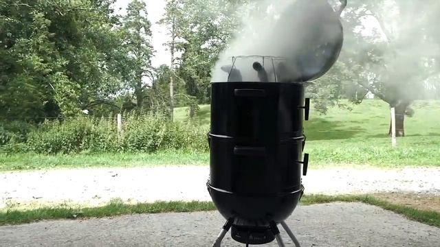 Коптильня угольная RÖSLE No. 1 F50-S (угольный гриль и коптильня в нем) смотреть онлайн