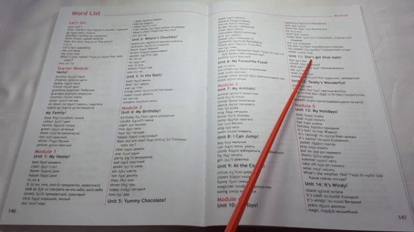 Spotlight 2 / Word List p.147/ Module 4 / Units 10, 11, 12