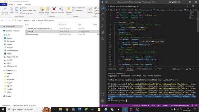 tuto python : tracer le graphique d'une série de données (avec interface graphique tkinter) смотреть онлайн