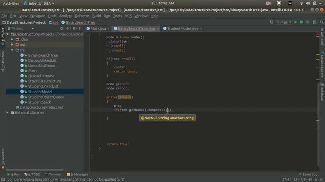 Data Structure and Algorithms: Binary Search Tree Data Structure | Custom Implementation | Java #10 смотреть онлайн