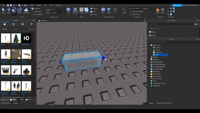 Азы Роблокс Студии | Roblox Studio с Glebushko0703 | часть 1 смотреть онлайн