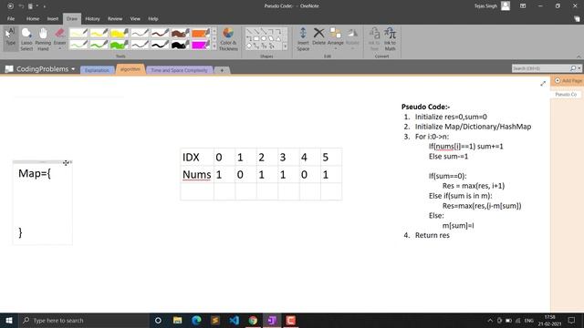 Contiguous Array | Find the Longest Subarray with Equal no. of 1's and 0's | LeetCode 525 смотреть онлайн