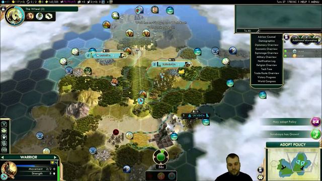 MP 072 Part 1/4:Indonesia (Civilization V Brave New World Duel) Gameplay/Commentary смотреть онлайн