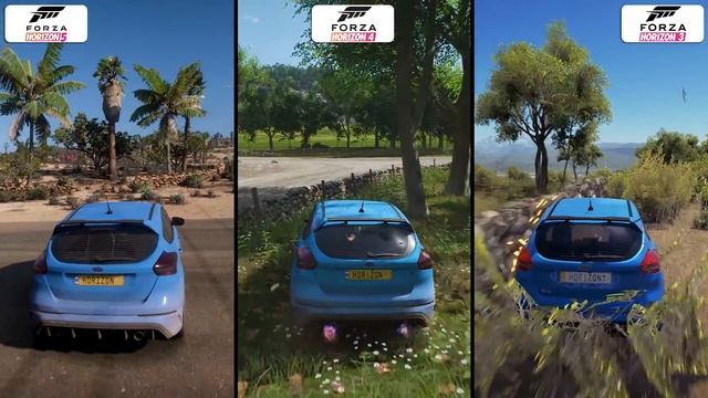 Forza Horizon 5 vs Forza 4 vs Forza 3 - Direct Comparison! Attention to Detail & Graphics! PC 4K смотреть онлайн