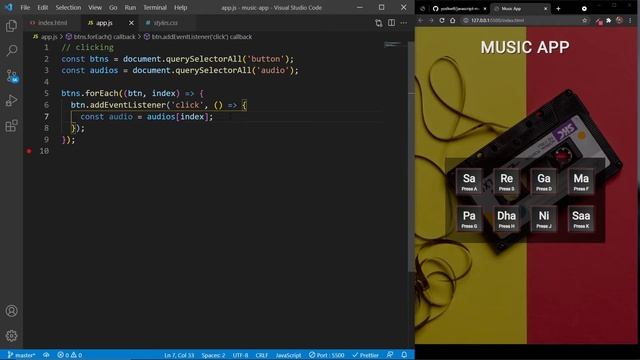 Create a Music App in Javascript Tutorial смотреть онлайн