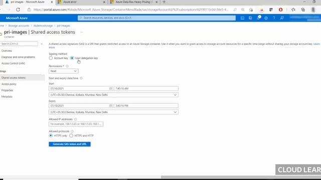 Securing Storage Account using Access Key or SAS Token and Azure AD | Lecture 44 смотреть онлайн