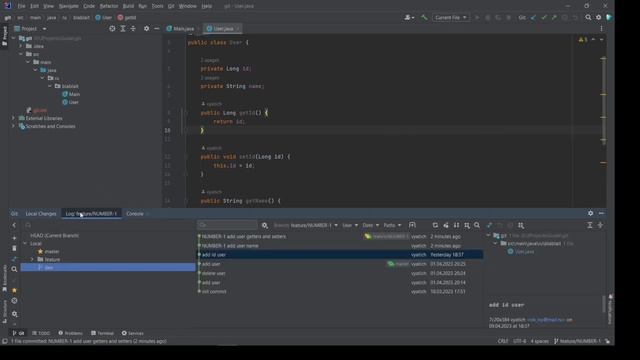 Git + Intellij Idea - объединение (squash) коммитов смотреть онлайн