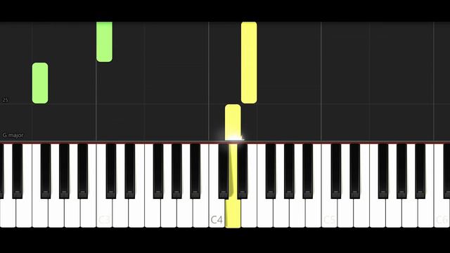 Genshin Impact Main Theme (EASY Piano Tutorial) смотреть онлайн