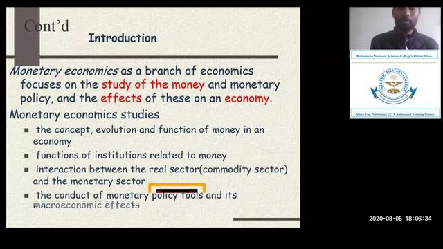 Monetary Theory and Policy 05 08 2020 смотреть онлайн