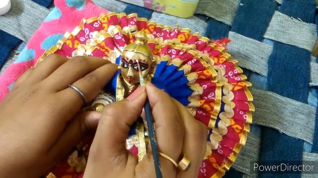 How Laddu Gopalji on Radha Rani Getup || Holi special video смотреть онлайн