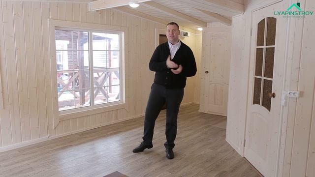 Новый проект готовой бани 35м2 от Ляпинстрой lyapinstroy смотреть онлайн
