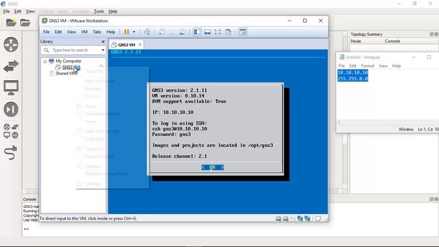 GNS3 - (SOLVED) - eth0 is not configured. Please manually configure it via the Networking menu смотреть онлайн