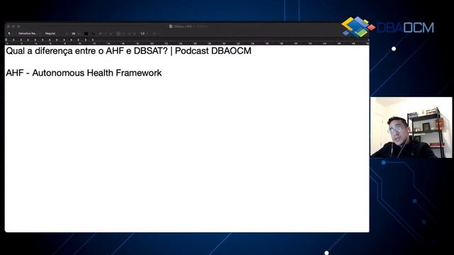 Qual a diferença entre o AHF e DBSAT? | Podcast DBAOCM смотреть онлайн