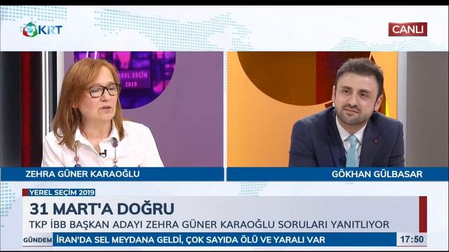 Yerel Seçim 2019 - Gökhan Gülbasar & Övünç Ballı - 26 Mart 2019 - KRT TV смотреть онлайн