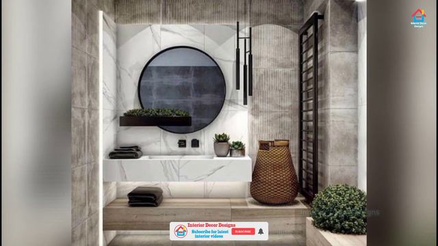 Beautiful Bathroom Cabinet With Mirror and Bathroom Tiles For Amazing Bathroom Interior Decoration смотреть онлайн