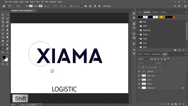 Photoshop Typography Logo Design Tutorial | How to make text logo in adobe photoshop cc смотреть онлайн