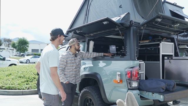 Super Pacific X1 Camper | Lunar Rock Tacoma BUILD OUT смотреть онлайн