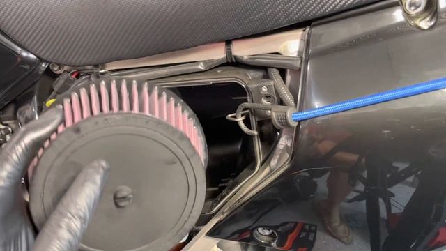 DRZ400SM K&N Air Filter Install!