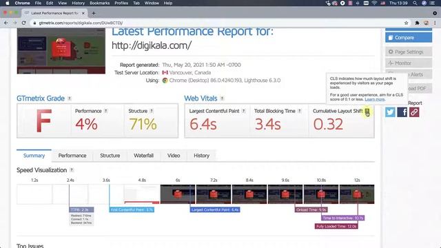 آموزش تحلیل سرعت سایت با جی تی متریکس gtmetrix.com смотреть онлайн