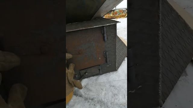 Банный чан с 8-ми гранной печкой