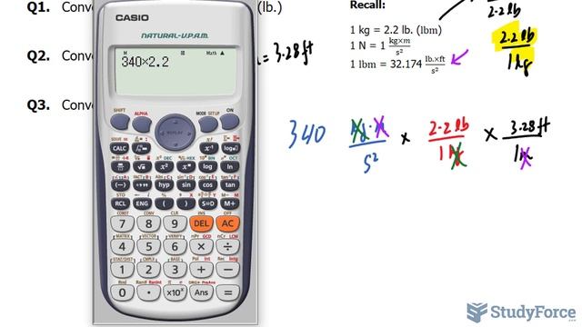 Convert Between Newtons and Pounds (lbm, lbf) смотреть онлайн