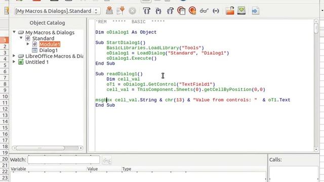 Working with Dialog Controls in LibreOffice Calc using Macro – Part 1 смотреть онлайн