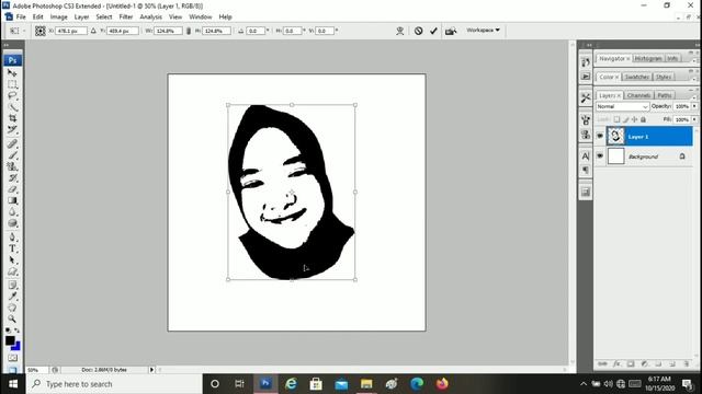 Membuat Logo Galaxy Dengan Wajah Kita di Photoshop CS3 смотреть онлайн