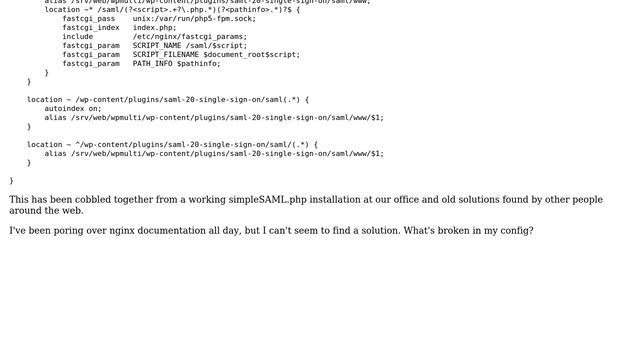 DevOps & SysAdmins: nginx/php-fpm "primary script unknown" when serving from a complex path смотреть онлайн