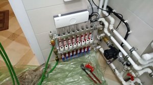 ITOZOR-SERVIS Ролик-3 Промывка теплых полов в коттедже поселка Пеники