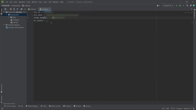 How to get API ID and HASH and authorize a Telegram userbot. Python + Pyrogram userbot. смотреть онлайн