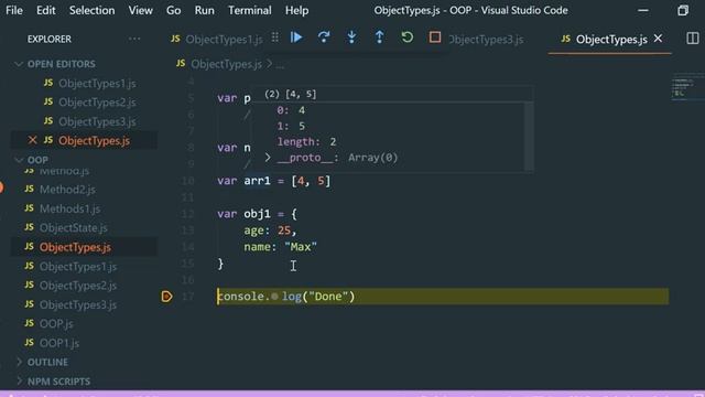 Reference types and primitive types смотреть онлайн