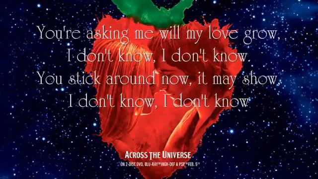 Something - Jim Sturgess (Across the universe) смотреть онлайн
