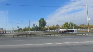 НОВОСИБИРСК/ПОЕЗДКА НА АВТОБУСЕ N21/МАРШРУТ: ОСТ.ПЛ.СВЕРДЛОВА - ОСТ.ИНСКАЯ УМ-3/NOVOSIBIRSK BUS RID