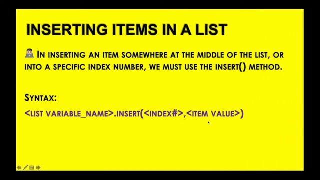 List insert() Method | Python Programming FREE Tutorial | in preparation for Algorithmic Trading смотреть онлайн