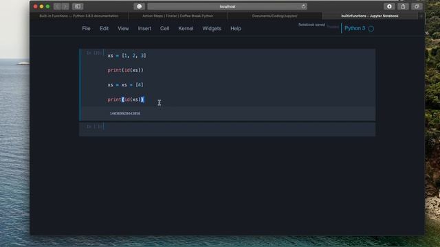 Python Built-in Functions | The id() function смотреть онлайн