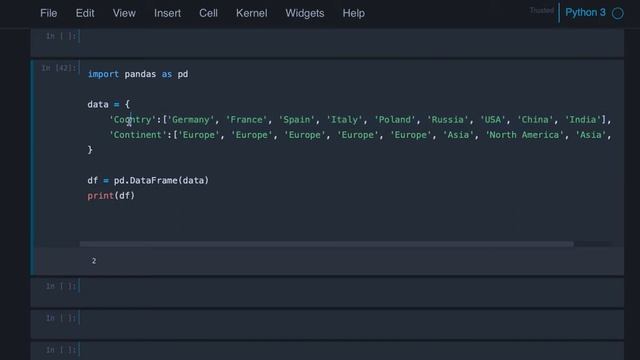 How to Create a DataFrame in Pandas | From a Dictionary смотреть онлайн