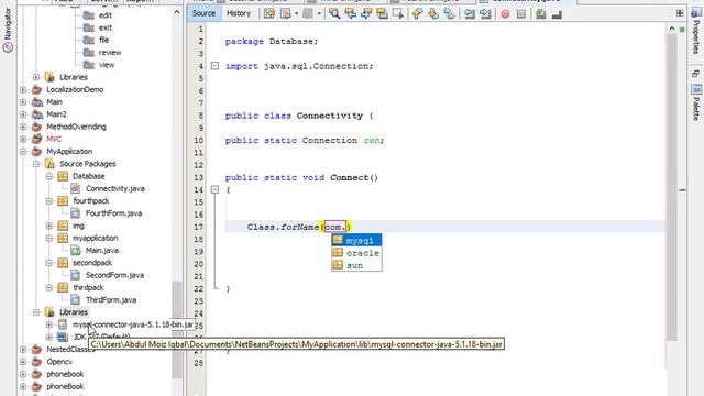 Java Database Connectivity MySql смотреть онлайн
