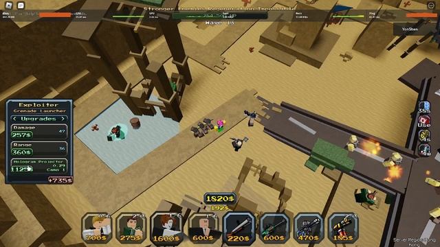 Roblox - Solo Recruit 235% with Cheap loadout | Pixel Gun Tower Defense смотреть онлайн