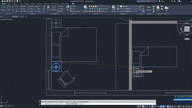 How to draw an easy floorplan in AutoCAD - Part 2 смотреть онлайн