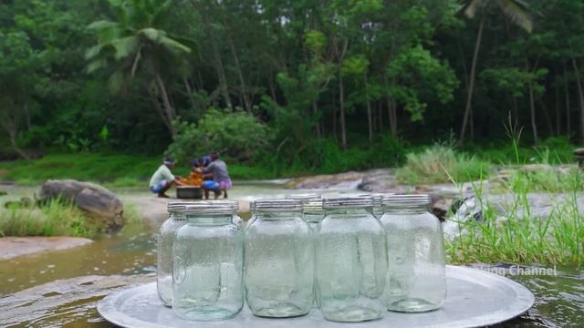 SEAFOOD in GLASS JAR | Mixed Seafood Recipe cooking in Glass Jar | Crab Shrimp Squid Recipe Cooking смотреть онлайн