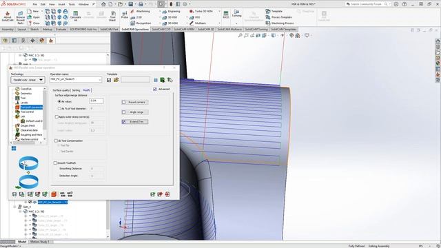 SolidCAM LIVE - HSS boundaries and links смотреть онлайн