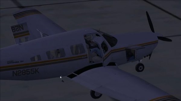 FSX Carenado PA32 Saratoga SP Обзор. Русский язык.