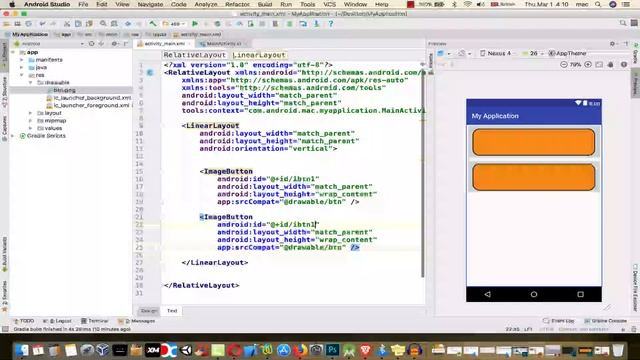 [Kotlin in Android Studio 3.0.1] #19 How to Start click ImageButton new Activity смотреть онлайн